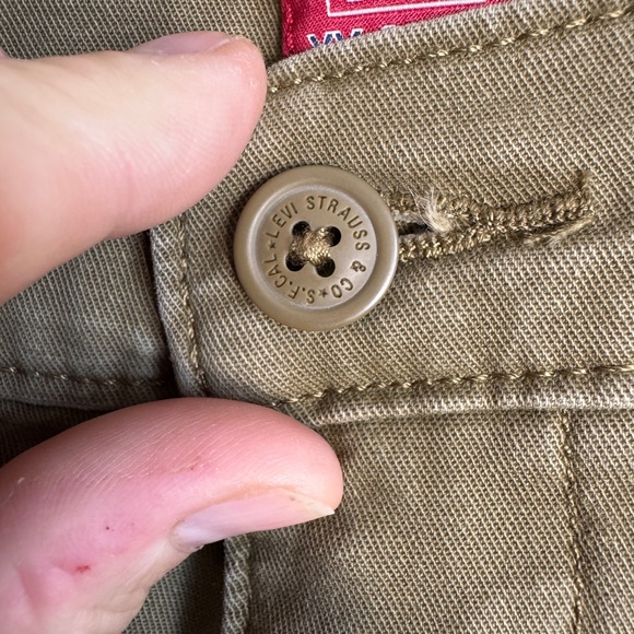 Levi's XX Chino Men's Standard Taper Casual Khaki Twill Pant Tan Size 32 Comfort - Picture 5 of 15